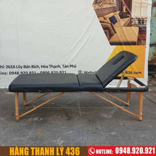 Thanh lý giường massage cũ gấp gọn 3 thanh ly giuong masage