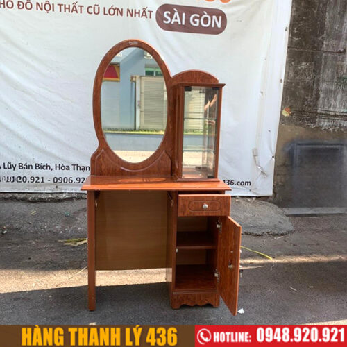 Bàn Trang Điểm Nâu Cũ Giá Rẻ 3 ban trang diem cu2