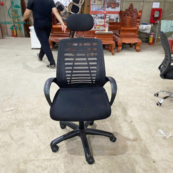 Ghế Xoay Ngã Lưng Có Tựa Đầu Cũ Giá Rẻ (Nhiều Mẫu) (1) Ghe Xoay Nga Lung Co Tua Dau Cu Gia Re Nhieu Mau 1 1