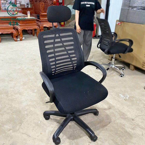 Ghế Xoay Ngã Lưng Có Tựa Đầu Cũ Giá Rẻ (Nhiều Mẫu) (3) Ghe Xoay Nga Lung Co Tua Dau Cu Gia Re Nhieu Mau 3 1