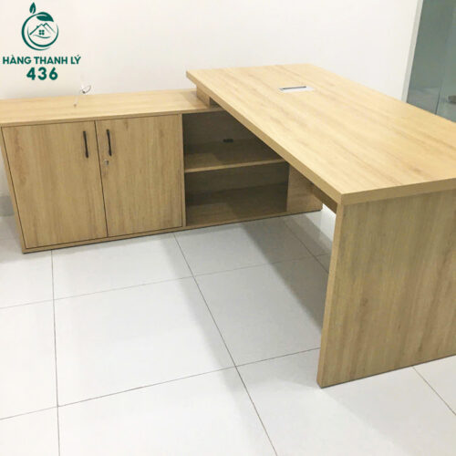 Bàn Giám Đốc Góc L 1M6 Cũ Giá Tốt 3 ban lam viec cu 88