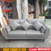 Băng Sofa Bọc Da Cũ Màu Xám Mới 90% 1 bang sofa da cu 2