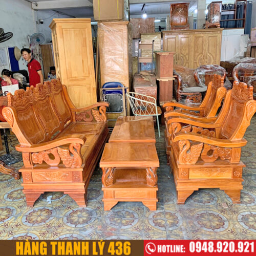 bo-salon-go-500x500 Hàng Thanh Lý 436: Chuyên mua bán đồ nội thất bàn ghế cũ giá rẻ