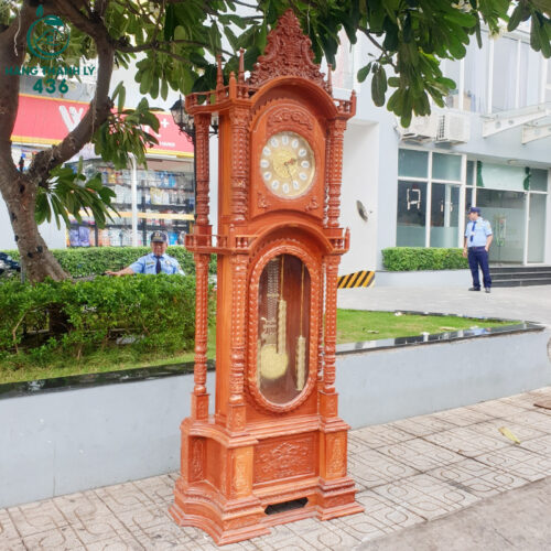 Thanh Lý Đồng Hồ Tứ Trụ Gỗ Gõ Đỏ Mới 99% 4 dong ho thanh ly 3