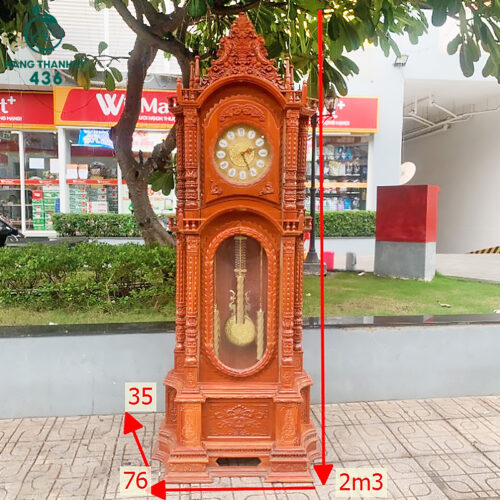 Thanh Lý Đồng Hồ Tứ Trụ Gỗ Gõ Đỏ Mới 99% 3 dong ho thanh ly