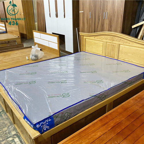 Thanh Lý Giường Gỗ Sồi Dạt Cuốn Có Hộc Tồn Kho 5 thanh ly giuong go soi dat cuon co hoc ton kho 1