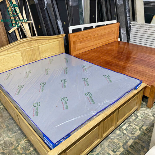 Thanh Lý Giường Gỗ Sồi Dạt Cuốn Có Hộc Tồn Kho 7 thanh ly giuong go soi dat cuon co hoc ton kho 4