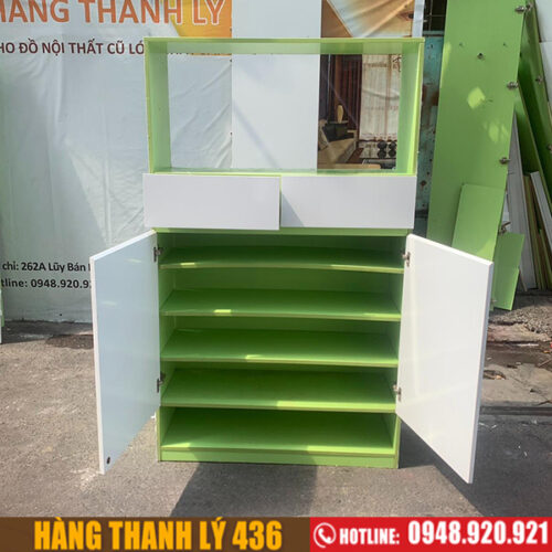 Thanh Lý Tủ Giày Dép 2 Cánh Cũ Giá Rẻ 3 tu giay cu 2