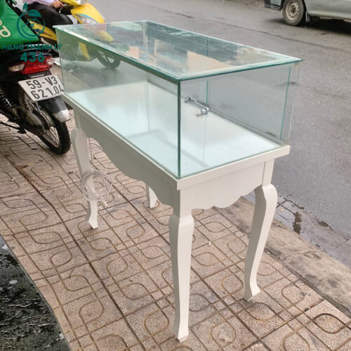 Tủ Kính Trưng Bày Trang Sức Cũ Dài 1m 3 tu trung bay cu 2