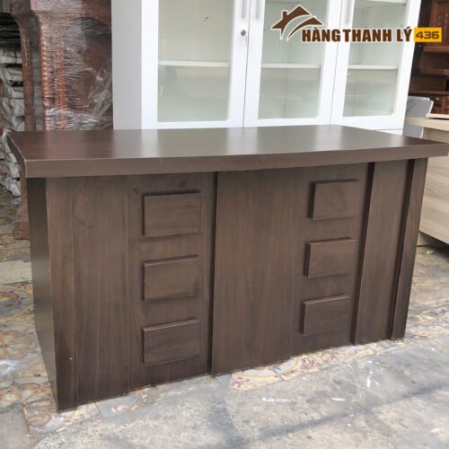 Bàn Giám Đốc Gỗ 1M4 Nâu Cũ 3 Ban giam doc nau 1