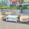Bộ Bàn Ghế Sofa Bọc Vải Cũ 1 Bo sofa trang