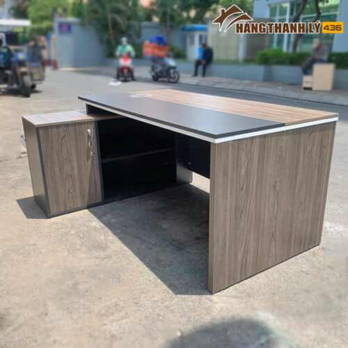 Thanh Lý Bàn Giám Đốc Chữ L Mới 99% (Nhiều Mẫu) 5 ban giam doc thanh ly 2