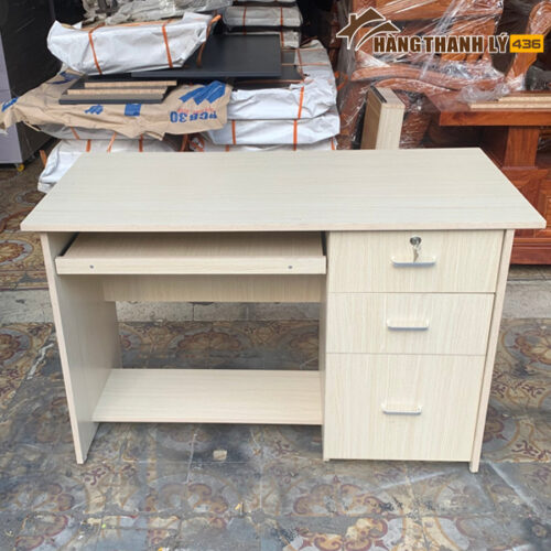 Thanh Lý Bàn Làm Việc 1M2x60CM 3 Ngăn Kéo Mới 99% 5 ban lam viec thanh ly hcm 3