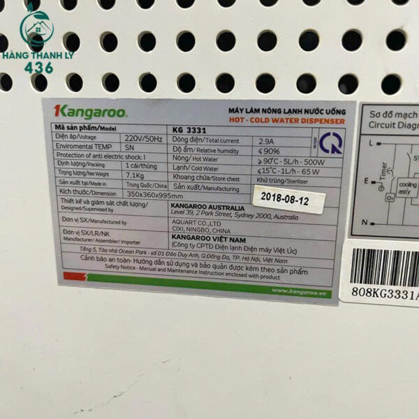 cay nuoc nong lanh kangaroo trang cu 2