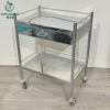 Xe Đẩy Inox Cũ 2 Tầng Giá Rẻ 2 noi that spa cu