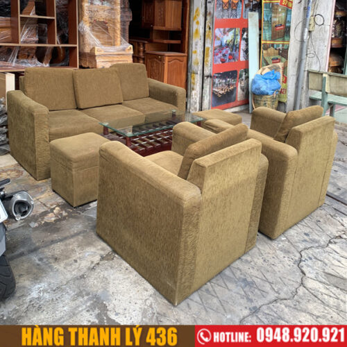 Bộ Sofa Bọc Vải Hiện Đại Cũ 4 sofa hangthanhly436 2