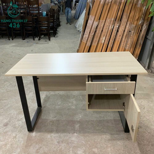 thanh ly ban lam viec chan sat u 2 hoc 1m2x60cm moi 99 nhieu mau 3