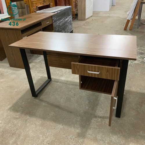 thanh ly ban lam viec chan sat u 2 hoc 1m2x60cm moi 99 nhieu mau 9