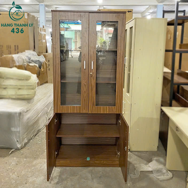 Thanh Lý Tủ Hồ Sơ Gỗ 1M8 2 Cửa Kính Mới 99% (Nhiều Màu) thanh-ly-tu-ho-so-go-1m8-2-cua-kinh-moi-99-nhieu-mau-1 Thanh Lý Tủ Hồ Sơ Gỗ 1M8 2 Cửa Kính Mới 99% (Nhiều Màu)