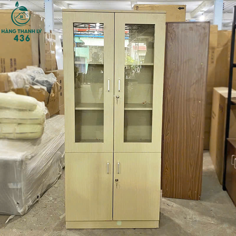 Thanh Lý Tủ Hồ Sơ Gỗ 1M8 2 Cửa Kính Mới 99% (Nhiều Màu) thanh-ly-tu-ho-so-go-1m8-2-cua-kinh-moi-99-nhieu-mau-2 Thanh Lý Tủ Hồ Sơ Gỗ 1M8 2 Cửa Kính Mới 99% (Nhiều Màu)