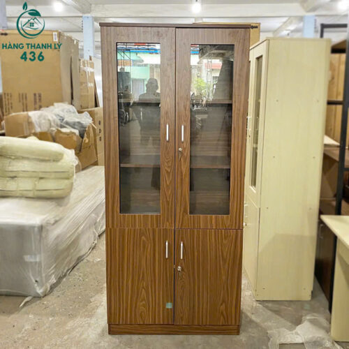 Thanh Lý Tủ Hồ Sơ Gỗ 1M8 2 Cửa Kính Mới 99% (Nhiều Màu) 11 thanh ly tu ho so go 1m8 2 cua kinh moi 99 nhieu mau 7