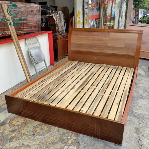 Giường Ngủ Gỗ MDF 1m6x2m Cũ 4 giuong cu gia re 3