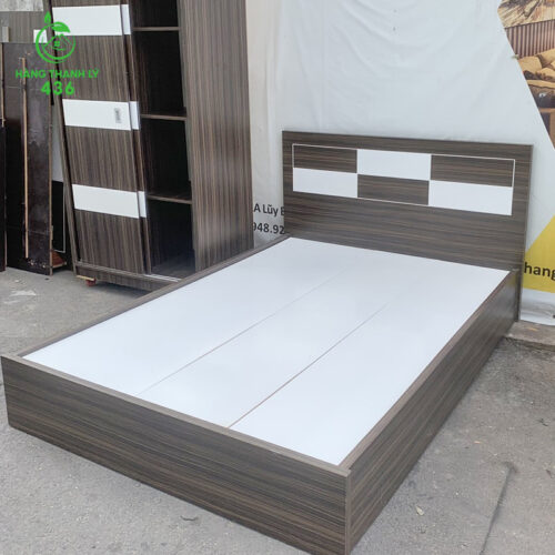Giường Ngủ Gỗ MDF 1m4x2m Cũ 3 giuong cu gia re