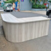 Quầy Lễ Tân Chữ L 2m3x1m8 Cũ 1 quay cu gia re 2 1