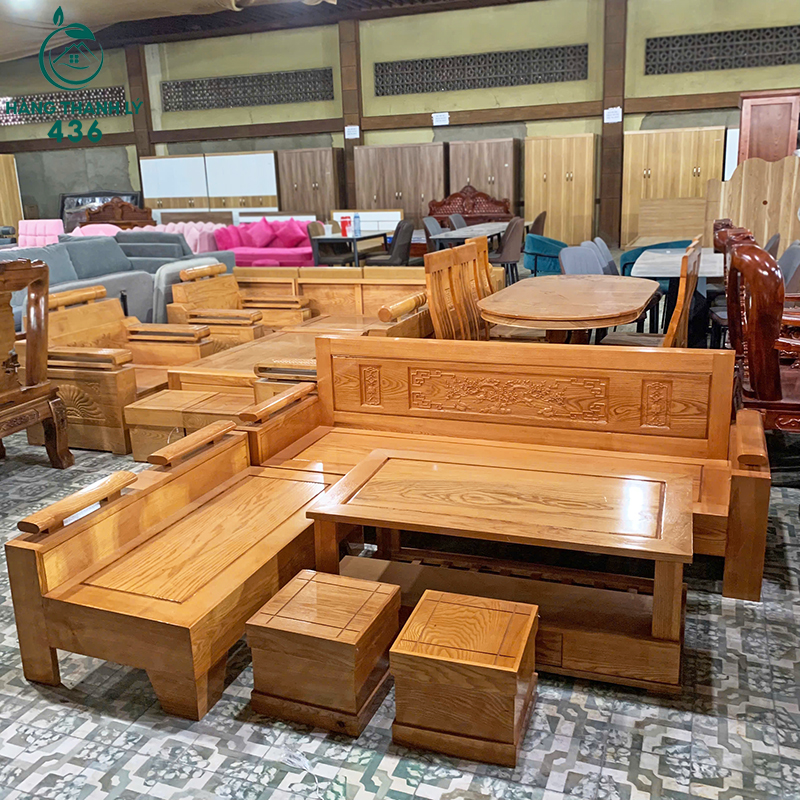 Thanh Lý Bộ Salon Gỗ Sồi Góc L Mới 99% thanh-ly-bo-salon-go-soi-goc-l-moi-99-3 Thanh Lý Bộ Salon Gỗ Sồi Góc L Mới 99%