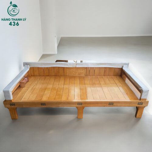 Thanh lý trường kỷ 1m8 gỗ sồi tồn kho giá rẻ
