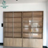 Tủ Kệ Trưng Bày Mới 99% Màu Nâu Gỗ 2 65