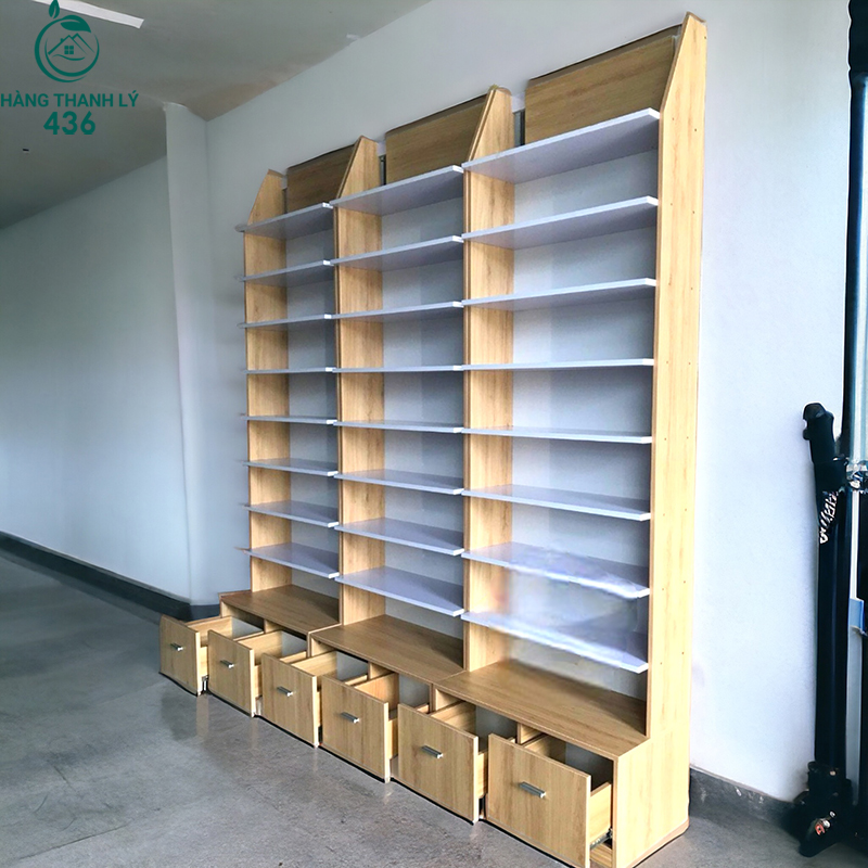 Thanh-ly-ke-tu-1 Thanh Lý Tủ Trưng bày Cao Cấp Mới 99%