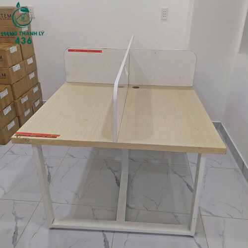 ban lam viec cum 4 ngan cu 2mx1m 3