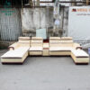 Bộ Sofa Cũ Bọc Da Xịn Giá Rẻ 1 bo sofa cu gia re