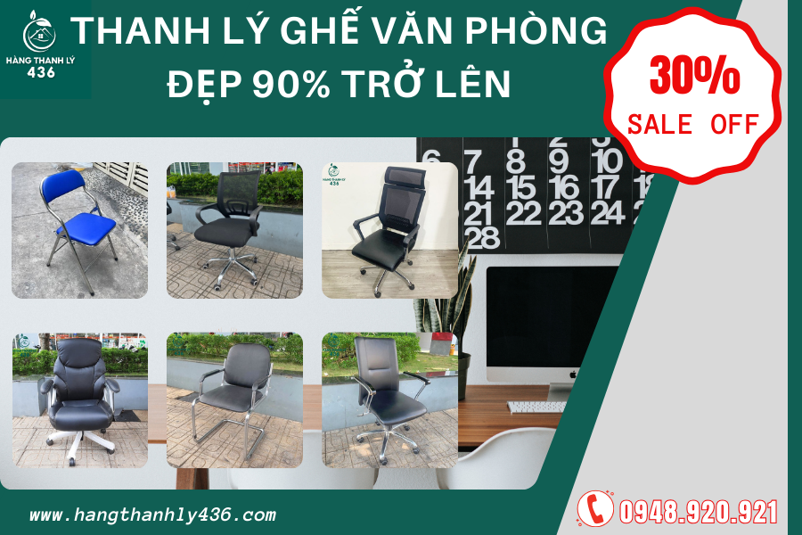 thanh lý ghế văn phòng giá rẻ