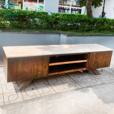 ke-tivi-cu-5-400x400 Kệ Tủ Tivi Cũ  Khung Gỗ Mặt Đá 1M7x40CM