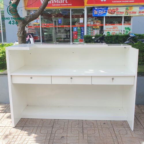 Bàn Lễ Tân Cũ Đẹp Giá Rẻ 3 quay len tan cu 2