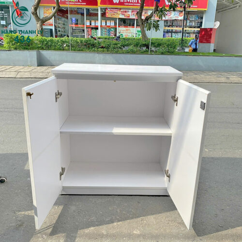 Tủ Hồ Sơ Gỗ Thấp Cũ 2 Cánh Giá Rẻ 3 tu ho so cu gia re 2