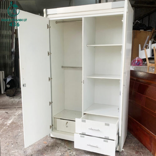 Tủ Quần Áo Cũ 1m2 x 2m Sale Giá Rẻ 3 tu quan ao cu 4 2