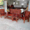 Thanh Lý Bộ Salon Gỗ Tràm Xoắn Ốc Mới 99% 1 bo sofa go thanh ly