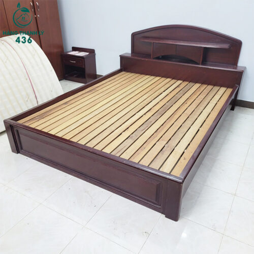 Giường Cũ 1M6x2M Gỗ Căm Xe Cổ Điển Giá Rẻ 3 giuong cu gia re 1
