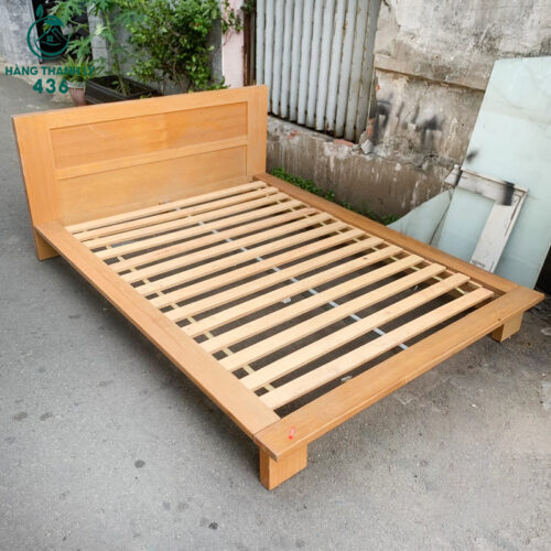 Thanh Lý Giường Gỗ Tự Nhiên 1M6x2M Mới 99% 3 giuong cu gia re 2 3
