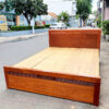 Giường Gỗ Tự Nhiên Cũ 1M6x2M Sale Giá Rẻ 1 giuong cu gia re 2 4