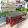 Giường Spa Khung Gỗ Đệm Da 68CMx1M9 Cũ 1 giuong spa cu1