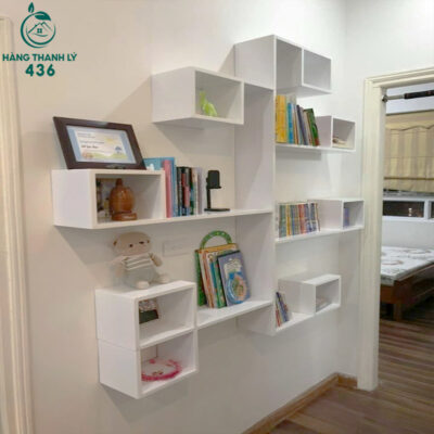 ke-sach-treo-tuong-22-400x400 Thanh Lý Kệ Sách Treo Tường Cũ Đẹp, Tiện Lợi, Chất Lượng
