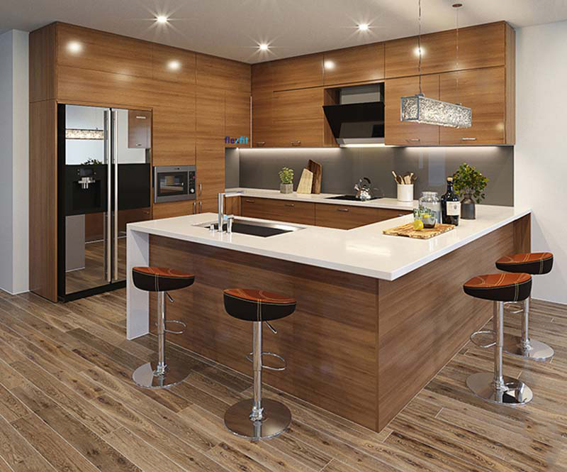 Tủ bếp chữ G thanh lý