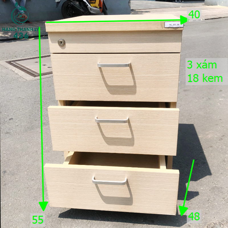 tu-cabin-cu Tủ Hồ Sơ Cũ 3 Ngăn Kéo Sale Giá Rẻ (Nhiều Màu)