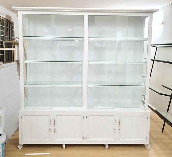 Tủ nhôm kính trưng bày thanh lý