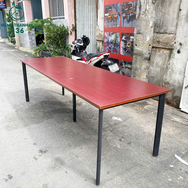 ban-hop-cu-6 Bàn Họp Cũ 2m4 Khung Sắt Bền Đẹp Giá Rẻ