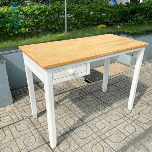 Bàn Làm Việc Gỗ Tự Nhiên 1M Hiện Đại Cũ 4 ban lam viec cu 4